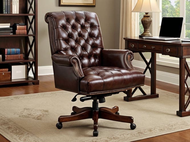 Genuine-Leather-Tufted-Office-Chairs-1