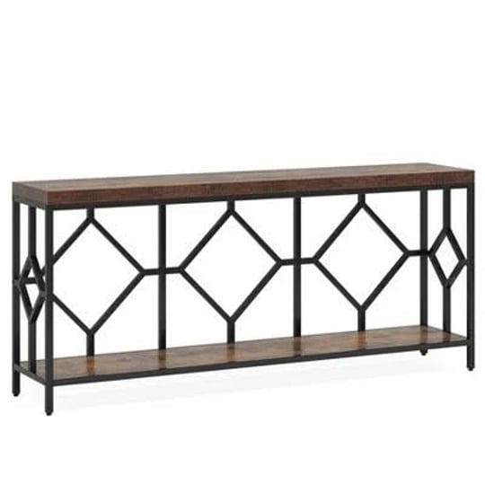 tribesigns-71-inch-extra-long-sofa-table-brown-1