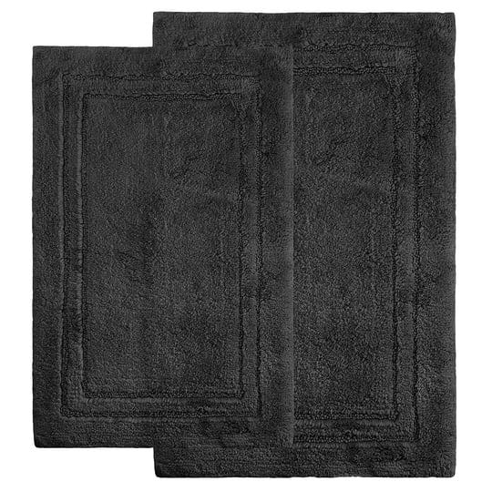 superior-cotton-2-piece-bath-rug-set-black-1