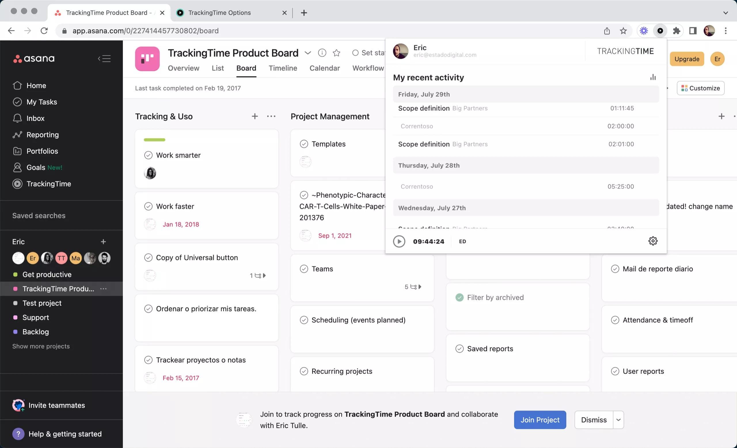 Asana Time Tracking Free  