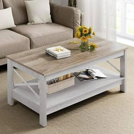 yitahome-farmhouse-coffee-table-2-tier-wood-center-table-open-shelf-storage-for-living-roomgray-size-1