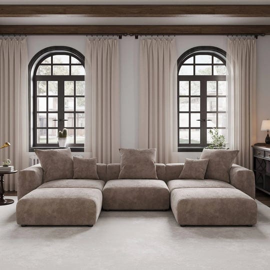 141modular-sectional-sofa-corduroy-5-seater-upholstered-sofa-couch-with-5-pillows-convertible-couch--1