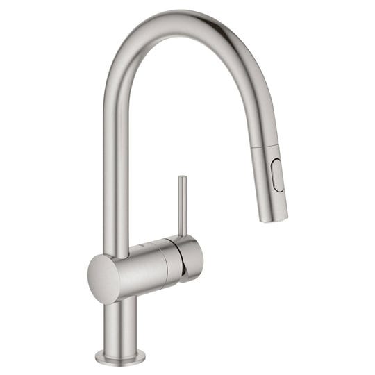 grohe-minta-single-handle-pull-down-kitchen-faucet-dual-spray-1-75-gpm-supersteel-31378dc3-1