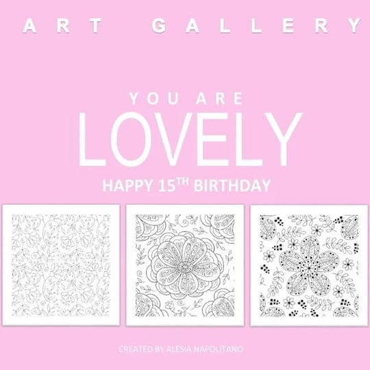you-are-lovely-happy-15th-birthday-adult-coloring-books-birthday-in-all-d-15th-birthday-gifts-for-gi-1