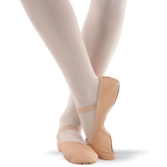 dance-basix-leather-ballet-shoe-womens-size-one-size-pink-1