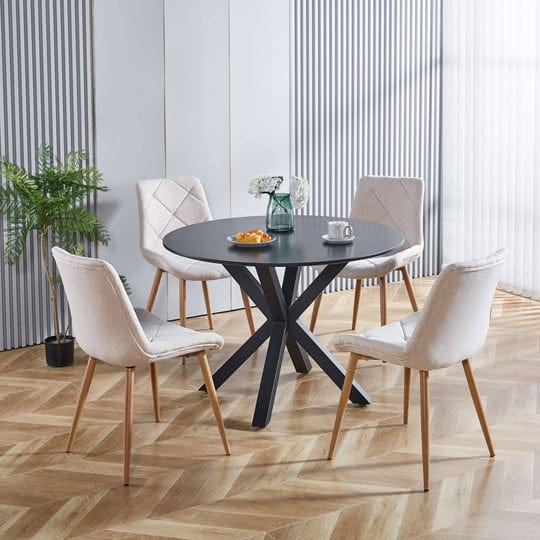 kossmai-round-dining-table-42-black-1