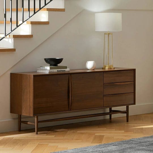 walnut-sideboard-2-doors-3-soft-close-drawers-article-modern-furniture-1