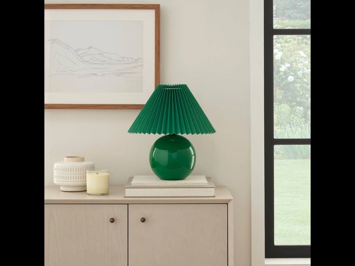 nourison-13-round-ceramic-table-lamp-with-pleated-shade-green-1