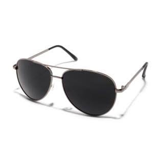 Vintage-Inspired Black Aviator Sunglasses | Image