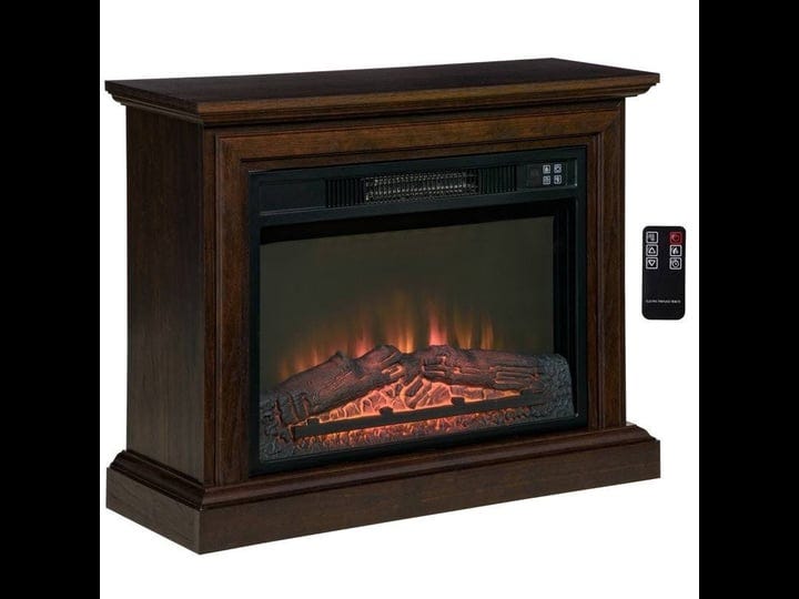 31-inch-brown-electric-fireplace-heater-dimmable-flame-effect-and-mantel-w-remote-control-1