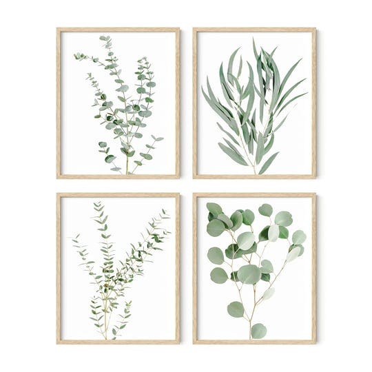 haus-and-hues-framed-botanical-prints-set-of-4-framed-plant-pictures-wall-art-botanical-decor-eucaly-1