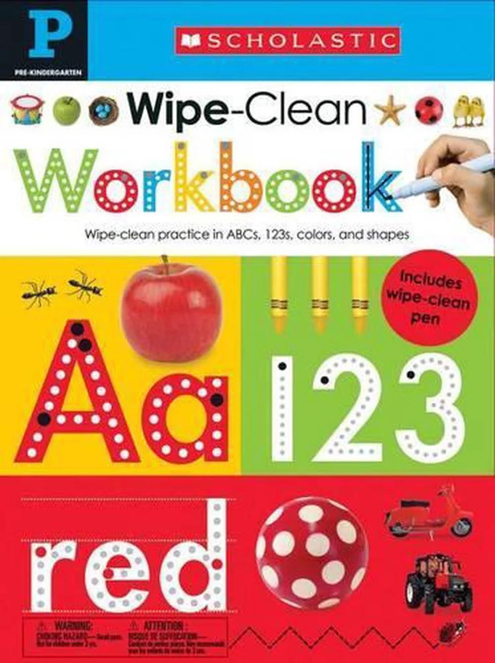 Scholastic Early Learner's Pre-K Wipe-Clean Workbook | Image