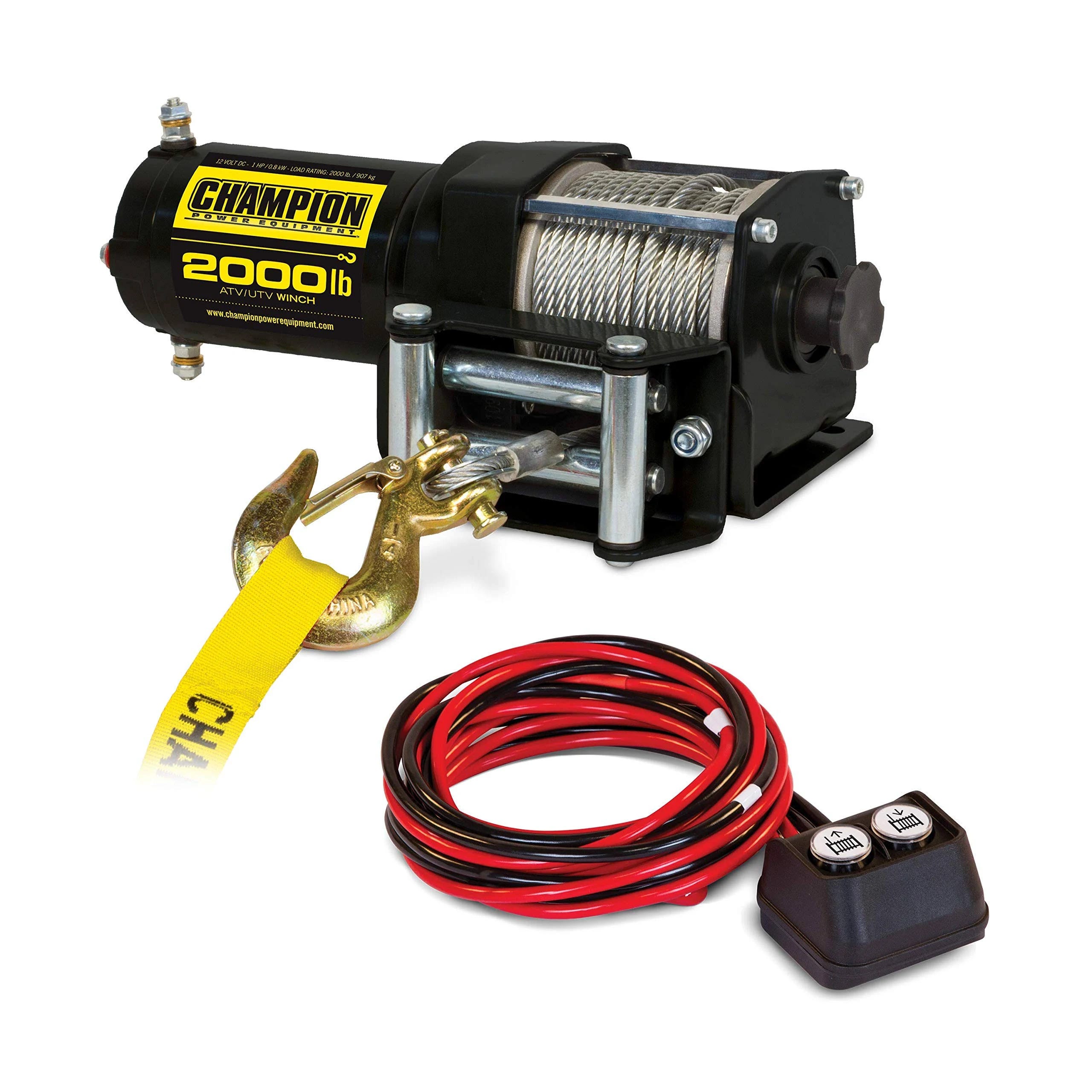 Champion Power Equipment 2000-Lb. ATV/UTV Winch Kit | Image