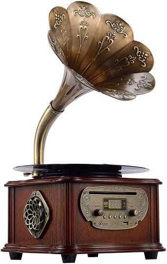 meageal-wooden-phonograph-gramophone-turntable-vinyl-record-player-speakers-stereo-system-control-34