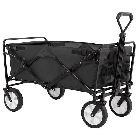 fdw-collapsible-folding-wagon-garden-cart-beach-wagon-grocery-wagon-all-terrain-wheels-garden-grocer-1