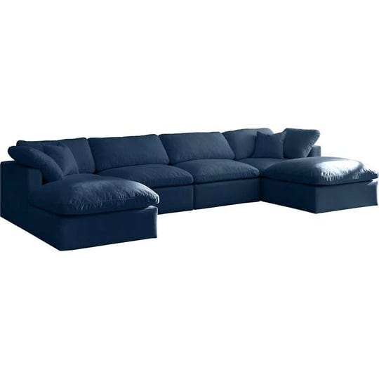 maklaine-contemporary-velvet-standard-cloud-modular-sectional-sofa-in-navy-1