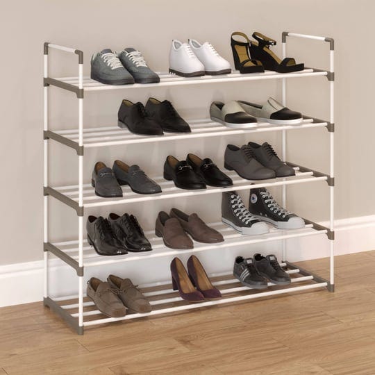 home-complete-5-tier-shoe-rack-for-25-pairs-white-1