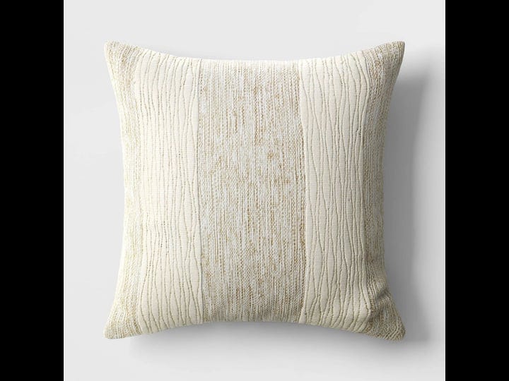 oversized-chunky-textured-cotton-blend-striped-square-throw-pillow-beige-threshold-1