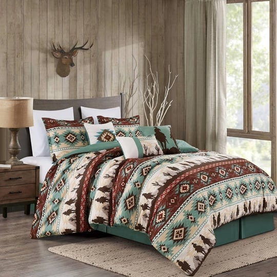 chezmoi-collection-dune-7-piece-southwestern-cowboys-comforter-set-teal-brown-beige-tan-red-printed--1