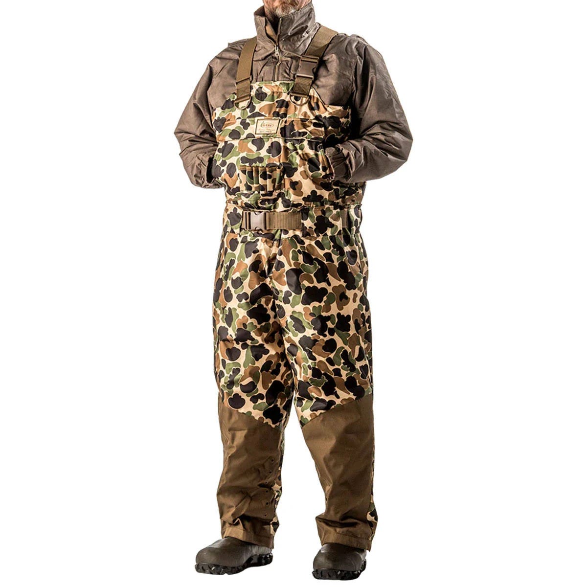 Best 3.0 Breathable Insulated Full Body Waders - Camo Design | Image