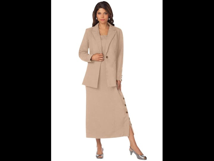 roamans-womens-plus-size-side-button-jacket-dress-20-w-new-khaki-1