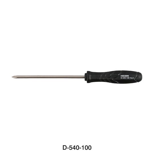 hozan-jis-screwdriver-0-size-tip-100mm-black-model-d-540-100-1
