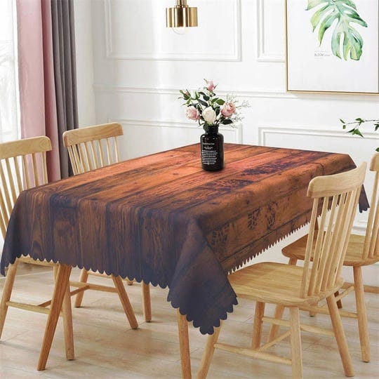reddish-brown-wooden-texture-rectangle-tablecloth-from-lofaris-oil-proof-spill-proof-water-resistanc-1