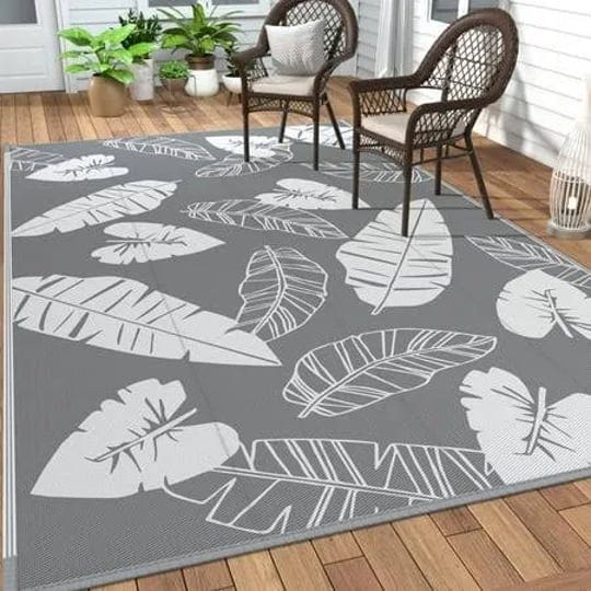 genimo-outdoor-rug-for-patios-clearance-5x8-reversible-tropical-outdoor-decor-area-rugsplastic-straw-1