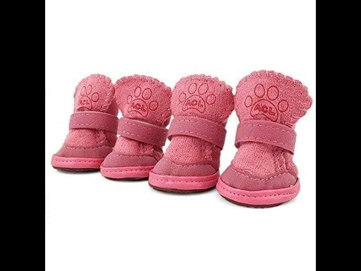 urbest-dog-shoes-with-hook-loop-closure-booties-pet-dog-chihuahua-shoes-boots-4pcs-3-pink-1