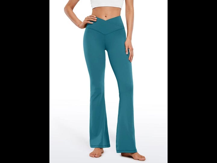 crz-yoga-women-butterluxe-v-crossover-high-waist-flare-leggings-31-borealis-green-s-1