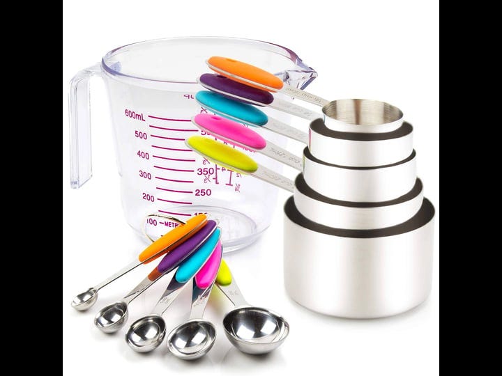 measuring-cups-and-spoons-set-11-piece-includes-10-stainless-steel-measuring-spoons-and-cups-set-and-1