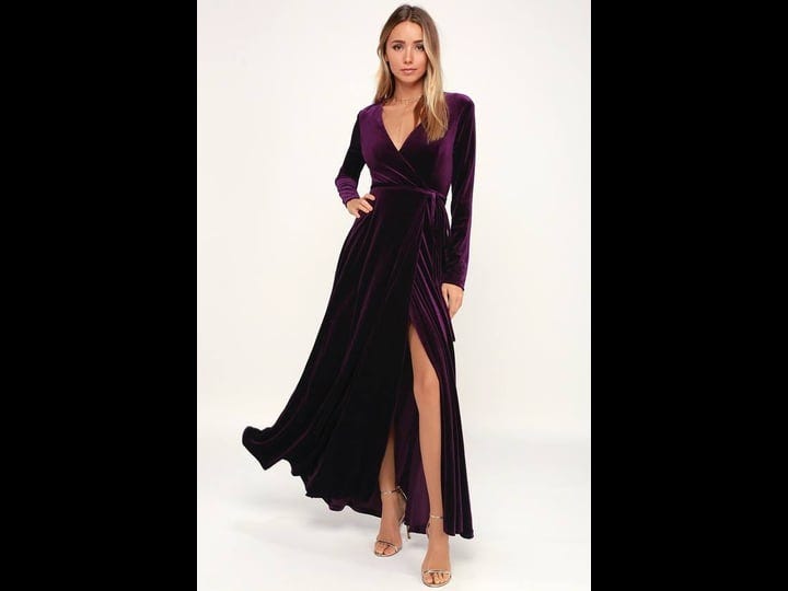 lulus-jacinda-plum-purple-velvet-wrap-maxi-dress-size-small-100-polyester-1
