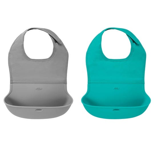 oxo-tot-2-pack-roll-up-bib-gray-teal-1