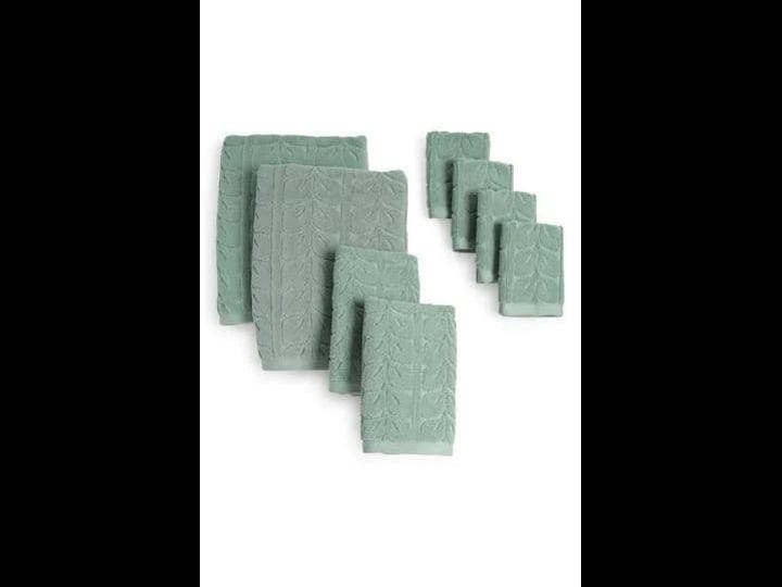 caro-home-8-pack-cotton-towel-bundle-in-dark-sage-at-nordstrom-rack-1