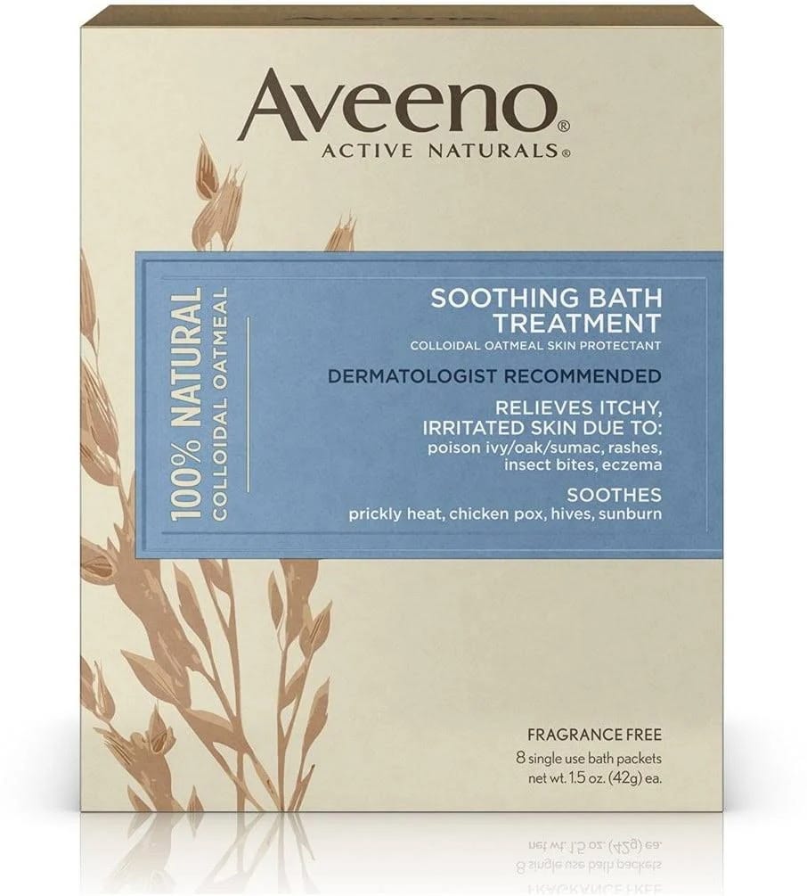 Aveeno Oatmeal Bath Treatment for Relief and Soothing | Image