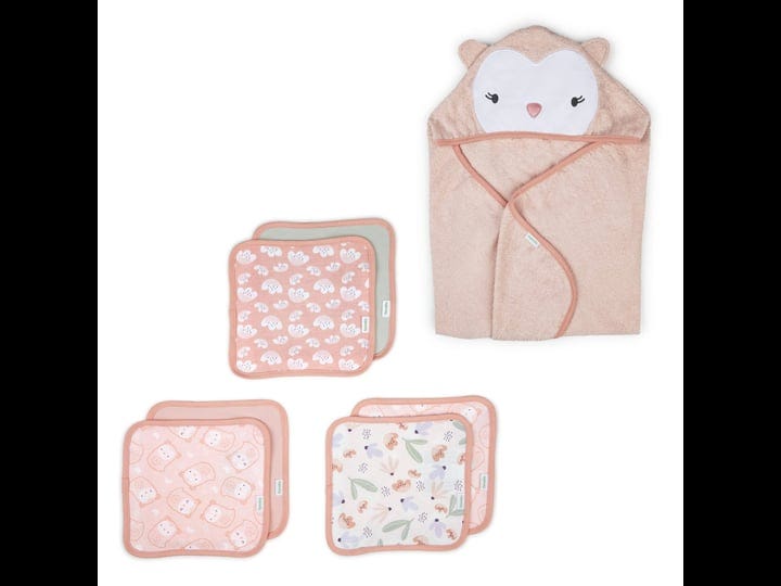 ingenuity-clean-cuddly-hooded-character-towel-6-pack-terry-washcloth-set-1