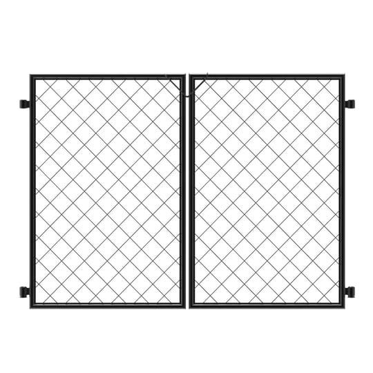 yardlink-diamond-grid-no-dig-fence-x-4-ft-w-black-steel-yard-fence-gate-1