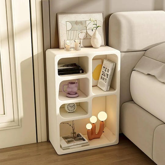 household-modern-minimalist-multi-functional-bedside-table-large-capacity-bedroom-shelf-with-counter-1