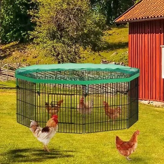 dextrus-8-panel-metal-chicken-coop-walk-in-poultry-cagefoldable-chicken-cage-for-outdoor-backyard-fa-1