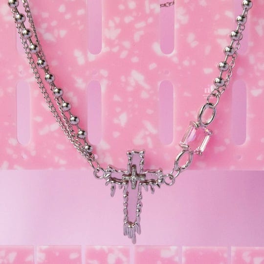pink-cross-pendant-necklace-1