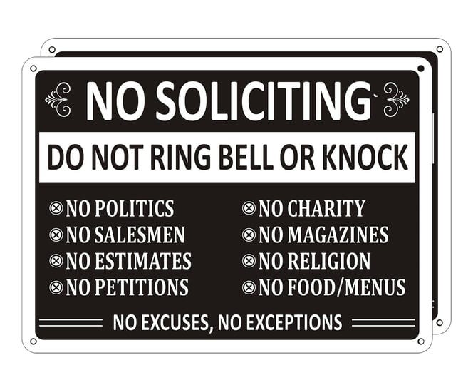no-soliciting-sign-for-house-2-pack-metal-do-not-ring-bell-sign-aluminum-no-soliciting-signs-for-hom-1