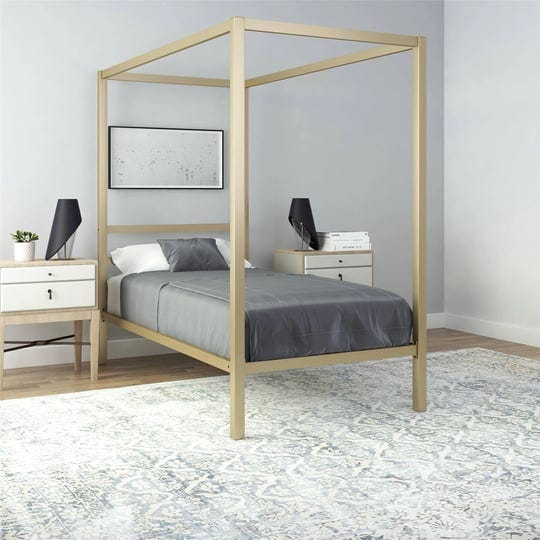 dhp-modern-metal-canopy-bed-twin-gold-1