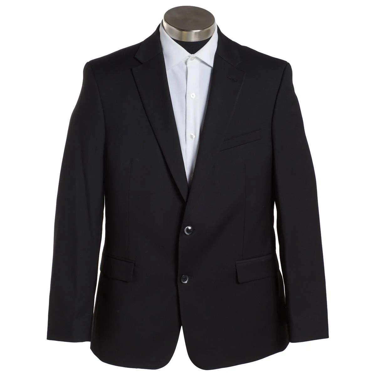Slim-Fit Black Suit Jacket by Van Heusen for Comfort and Style | Image