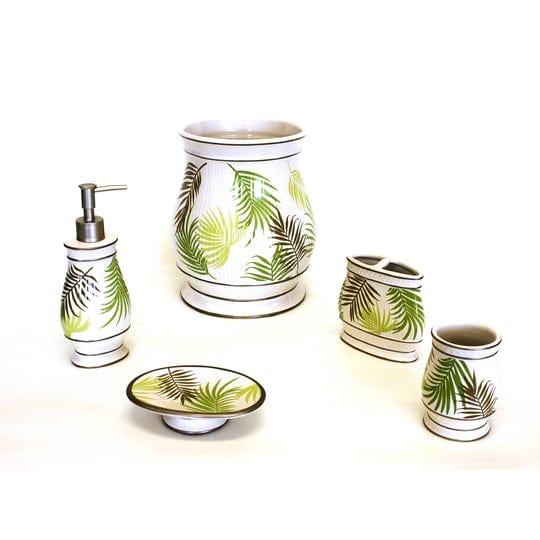 sherry-kline-sago-palm-bath-accessory-5-piece-set-green-1