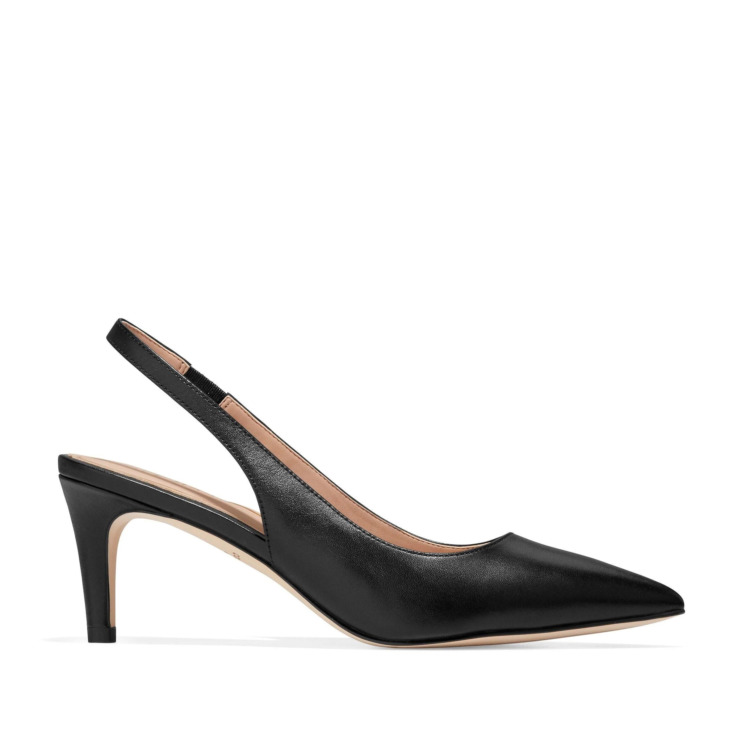 Comfortable black sling back pumps from Cole Haan | Image
