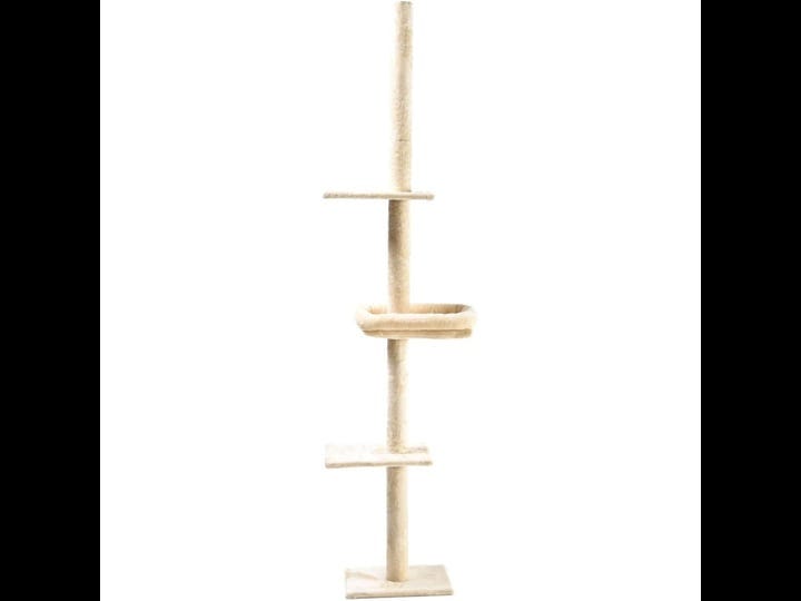 cat-craft-00349-unisex-4-level-carpeted-adjustable-floor-to-ceiling-climbing-perch-cat-tree-with-bol-1