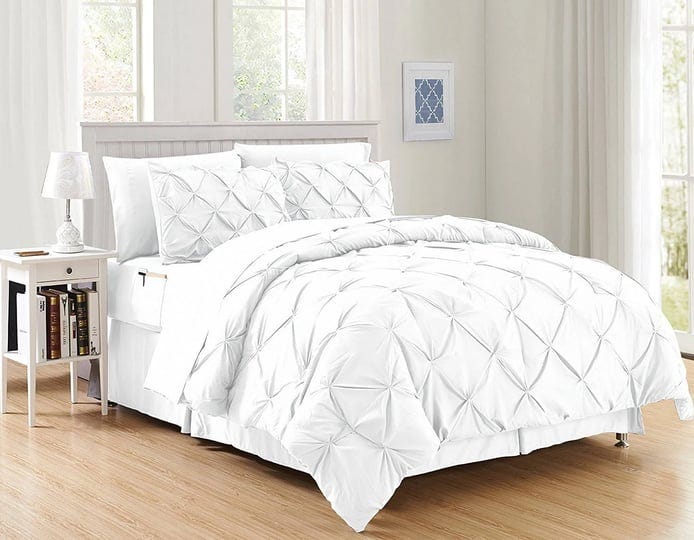elegant-comfort-silky-soft-pintuck-bed-in-a-bag-8-piece-comforter-set-hypoallergenic-full-queen-whit-1