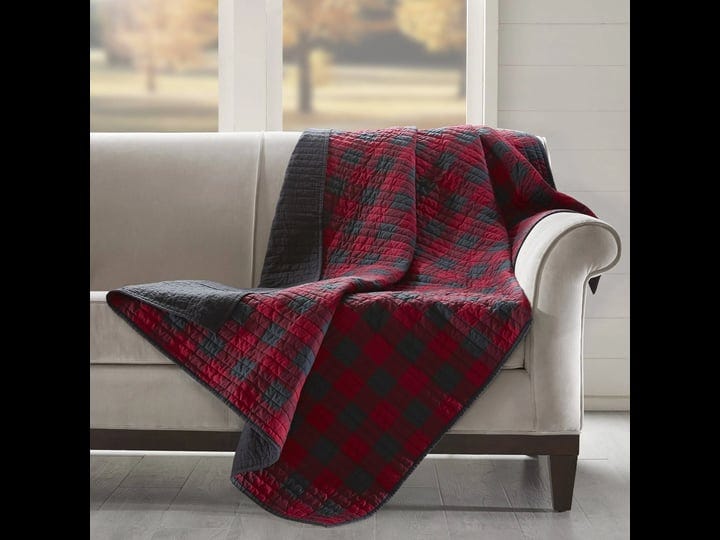 woolrich-check-quilted-throw-red-1