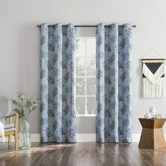 mainstays-grommet-blackout-single-curtain-panel-blue-leaf-40-inchw-x84-inchl-size-40-inchw-x84-inchl-1