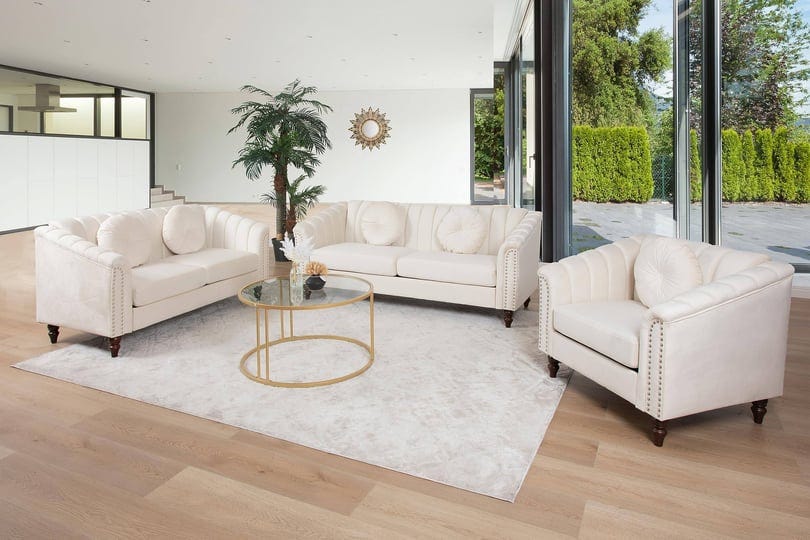 beverly-fine-furniture-paradise-3-piece-velvet-living-room-set-sofa-loveseat-and-chair-white-1